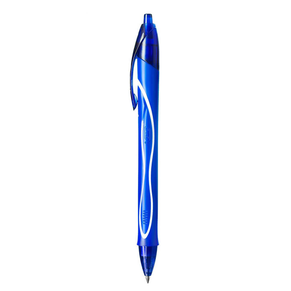  Bic Gelocity Schnelltrocknender einziehbarer Stift (Box mit 12 Stück)