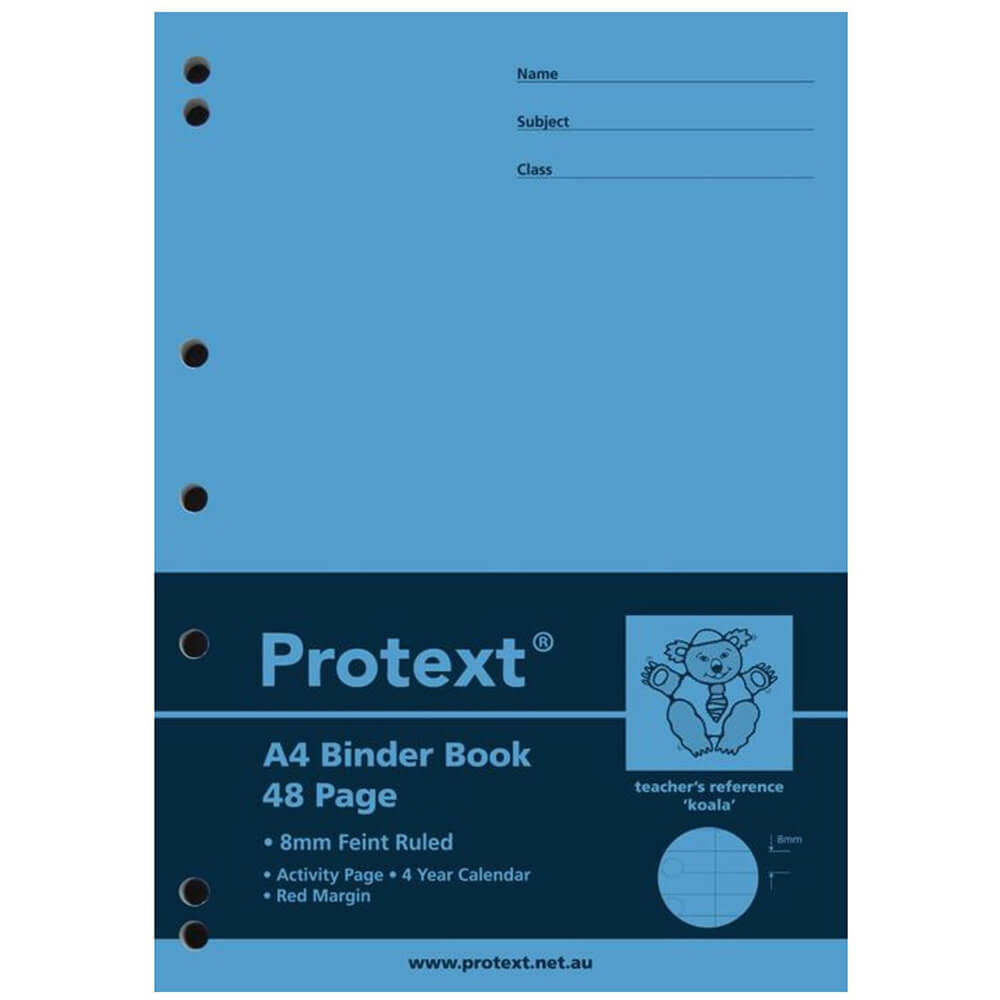 Protext Ruled Binder Book with PP Cover