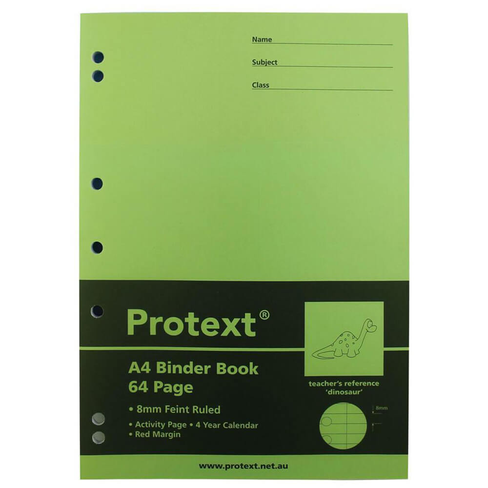 Protext Ruled Binder Book with PP Cover