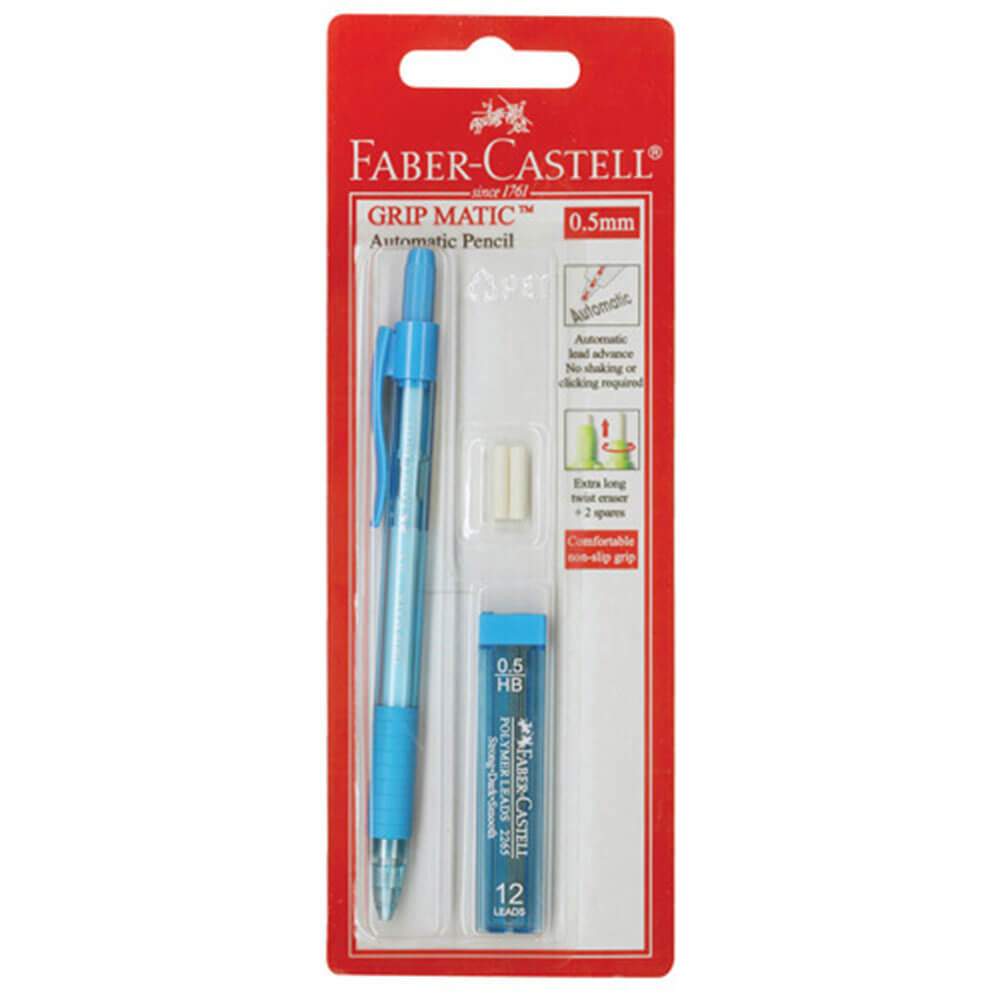Faber-Castell Gripmate Mechanical Pencil w/ Twist Eraser 0.5
