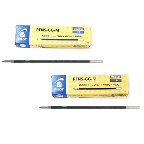Pilot RFNS-GG Retractable Medium Tip Pen Refill 12pcs