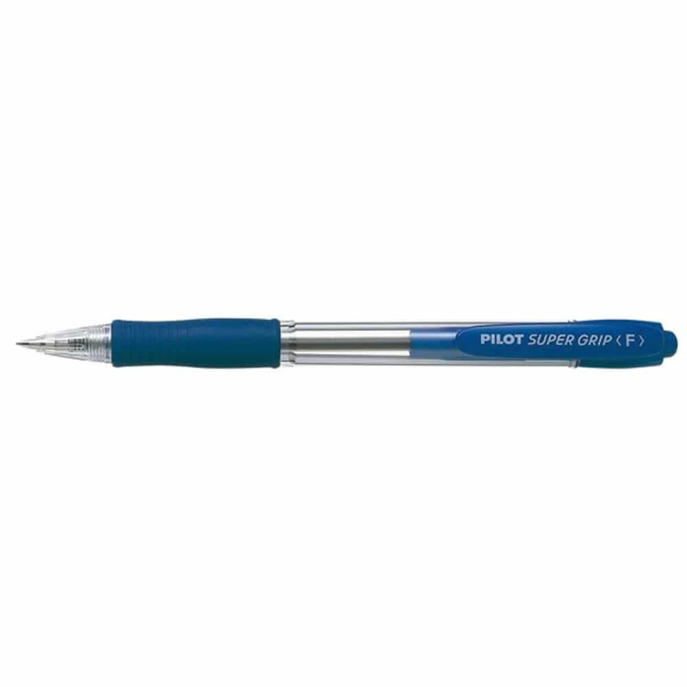 Pilot BPGP Super Grip einziehbarer feiner Stift, 12 Stück