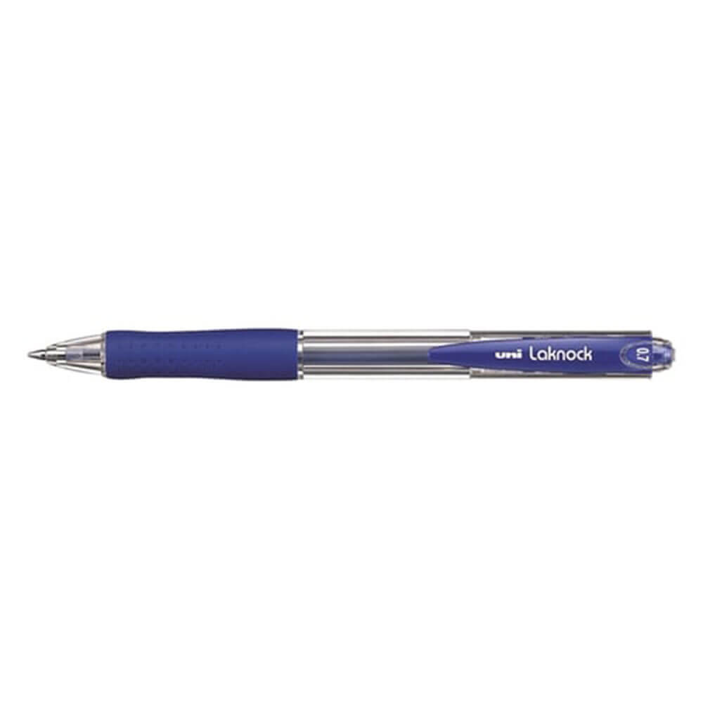 Uni Laknock Retractable Ballpoint Pen 12pcs (Fine)