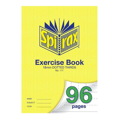 Spirax A4 Dotted Thirds 96-Page Exercise Book 10pk