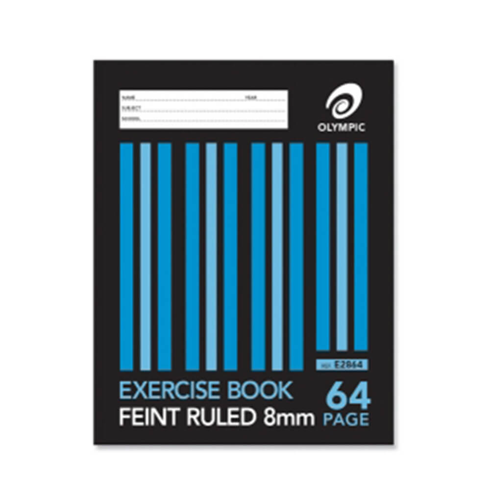 Olympic 8mm Ruled Exercise Book (Pack of 20)