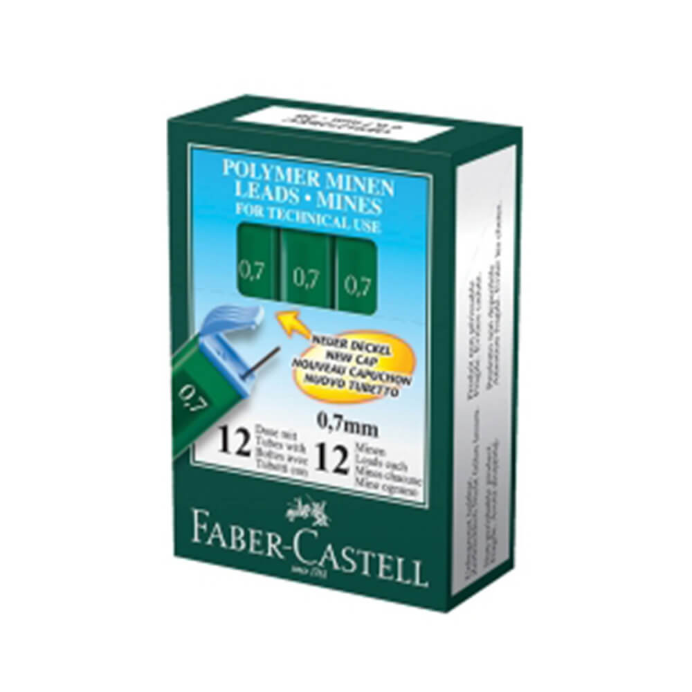 Faber-Castell 2B-Minen (Box mit 12 Stück)