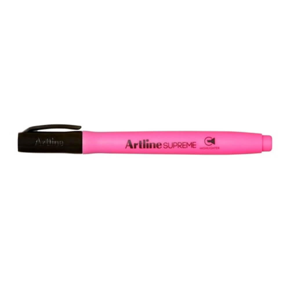 Artline Supreme Pink Highlighter (Box of 12)