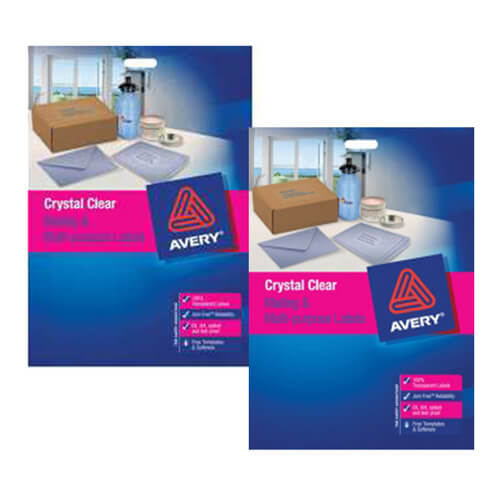 Avery Clear Laser Label (Pack of 25)