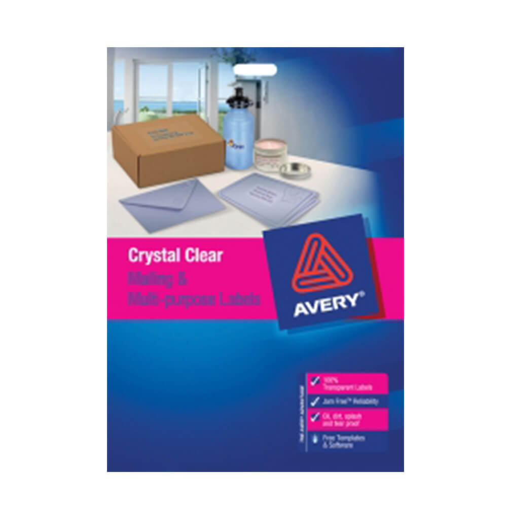 Avery Clear Laser Label (Pack of 25)