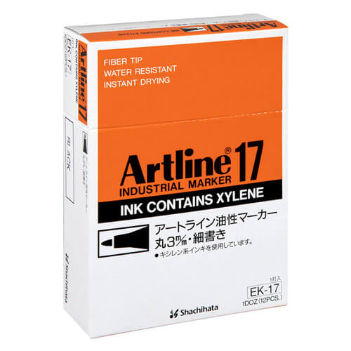 Artline Industrial Bullet Tip Marker 1.5mm (Box of 12)