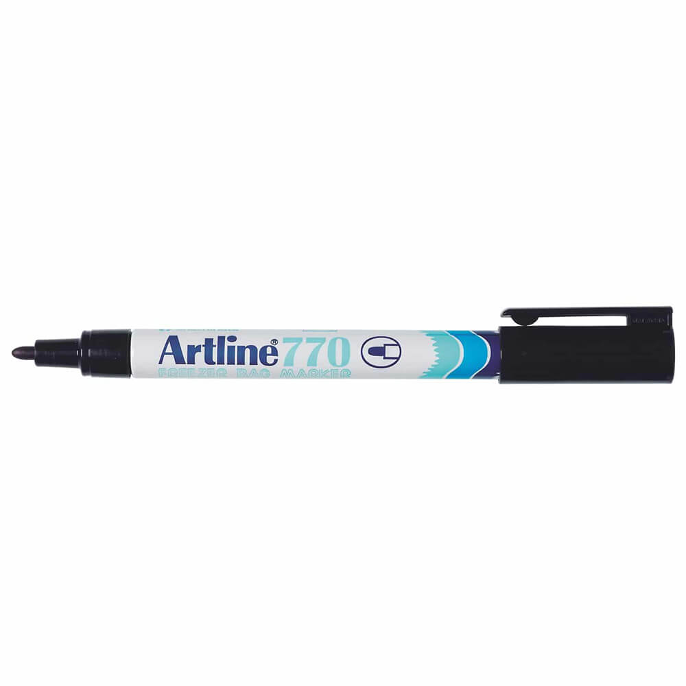 Artline Freezer Bag Marker 12pcs (Black)