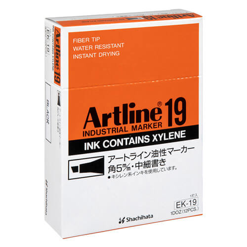Artline Industrial Marker Black (Box of 12)