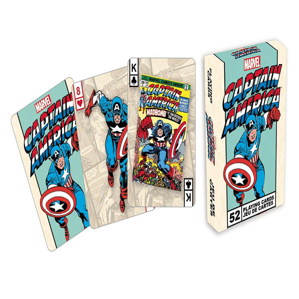 Marvel Captain America Retro Playing Cards