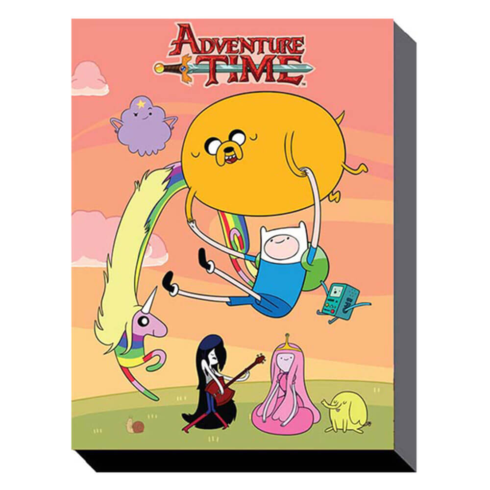 Adventure Time 60 cm x 80 cm große Wandkunst-Leinwand