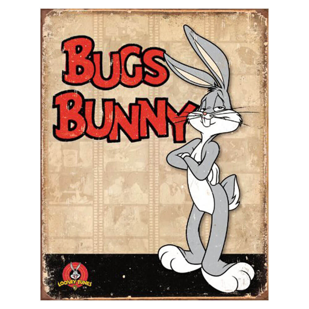 Looney Tunes Bugs Bunny Retro Tin Sign