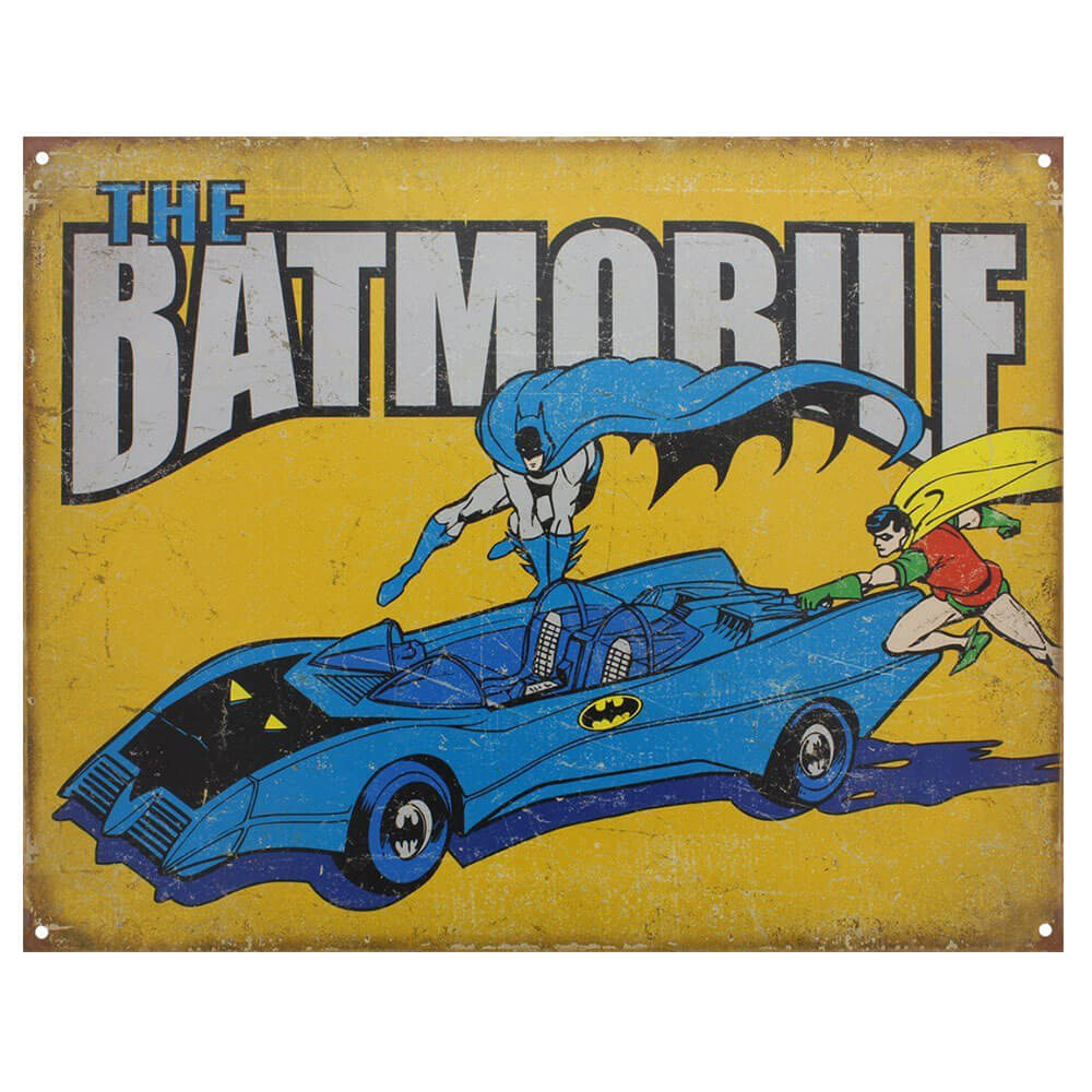 The Batmobile Retro Tin Sign