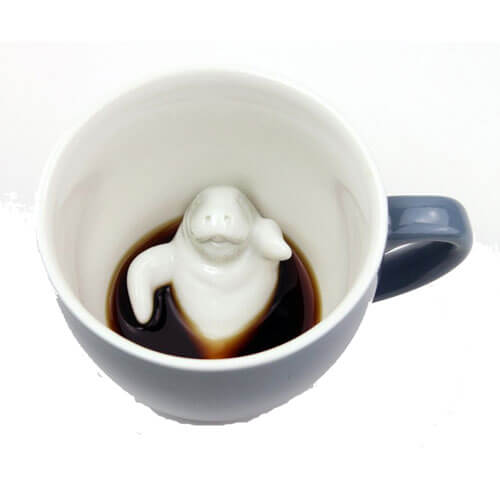 Creature Cups Manatee Ceramic Mug