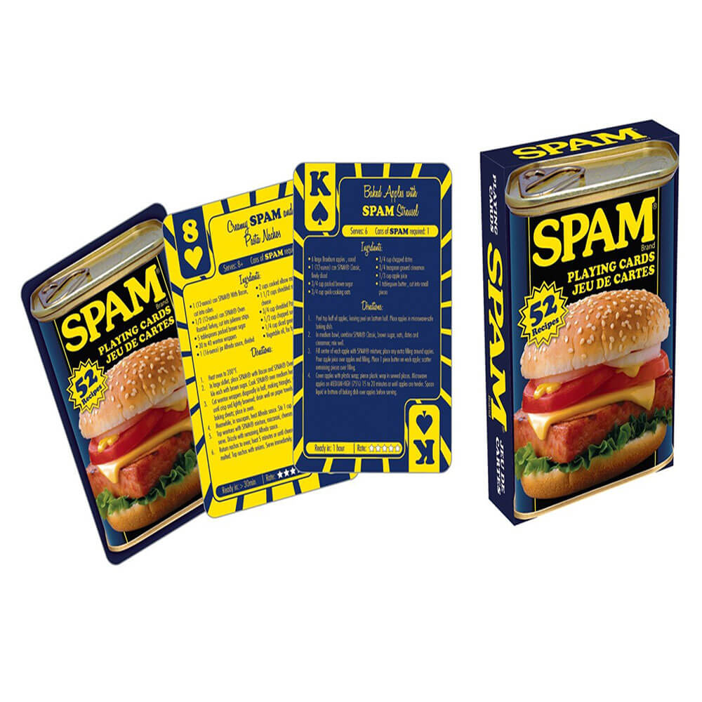 SPAM Recipes Playing Cards