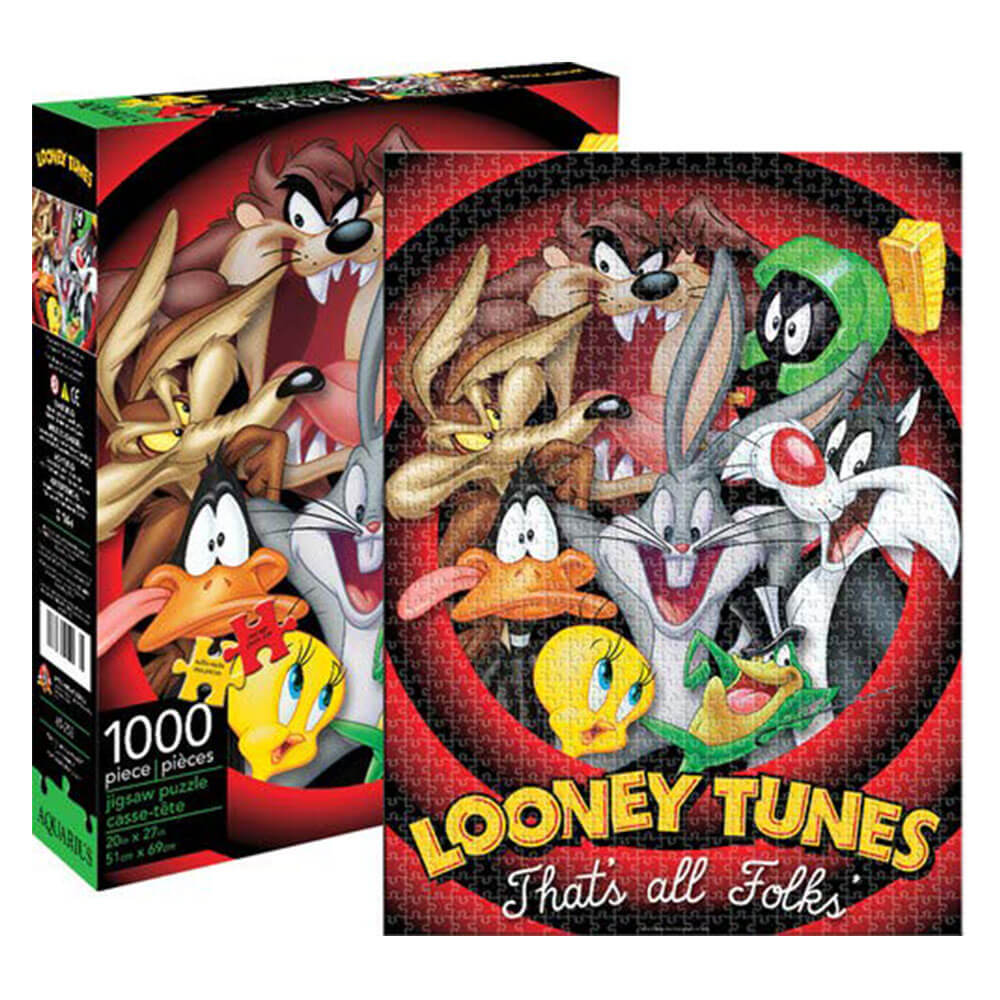 Looney Tunes That's All Folks 1000pc Puzzle