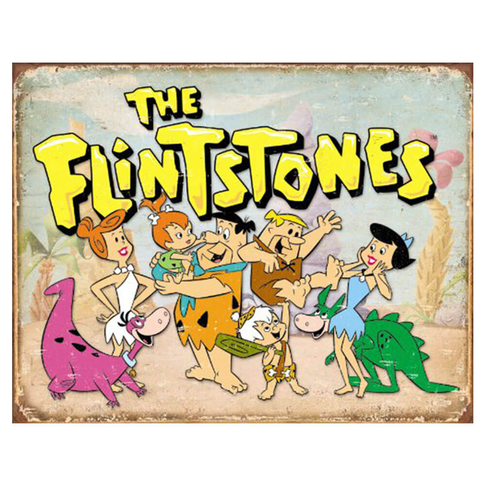 The Flintstones Retro Tin Sign