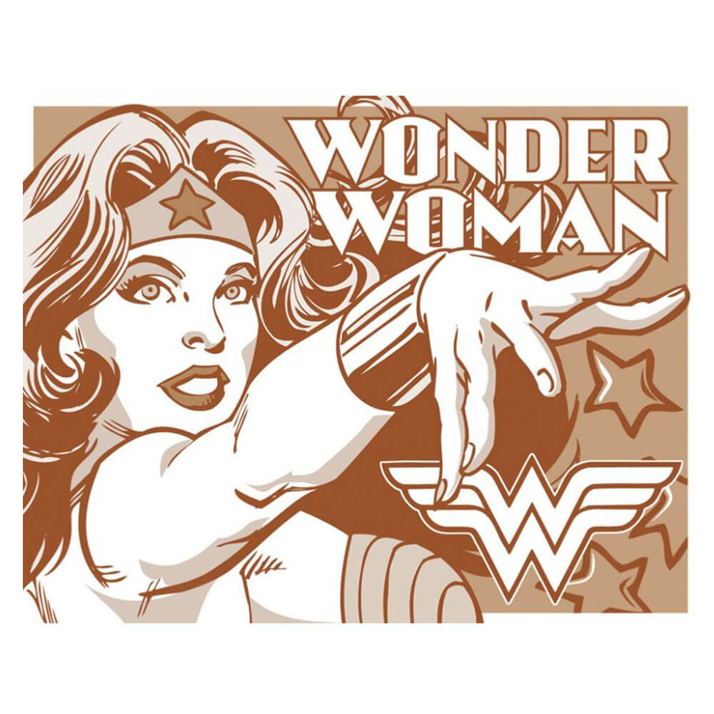 Wonder Woman Retro Tin Sign II