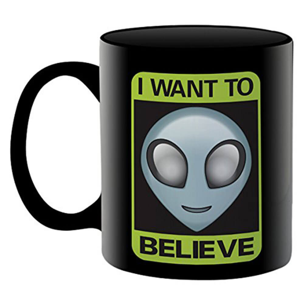 Aliens I Want to Believe Ceramic Mug