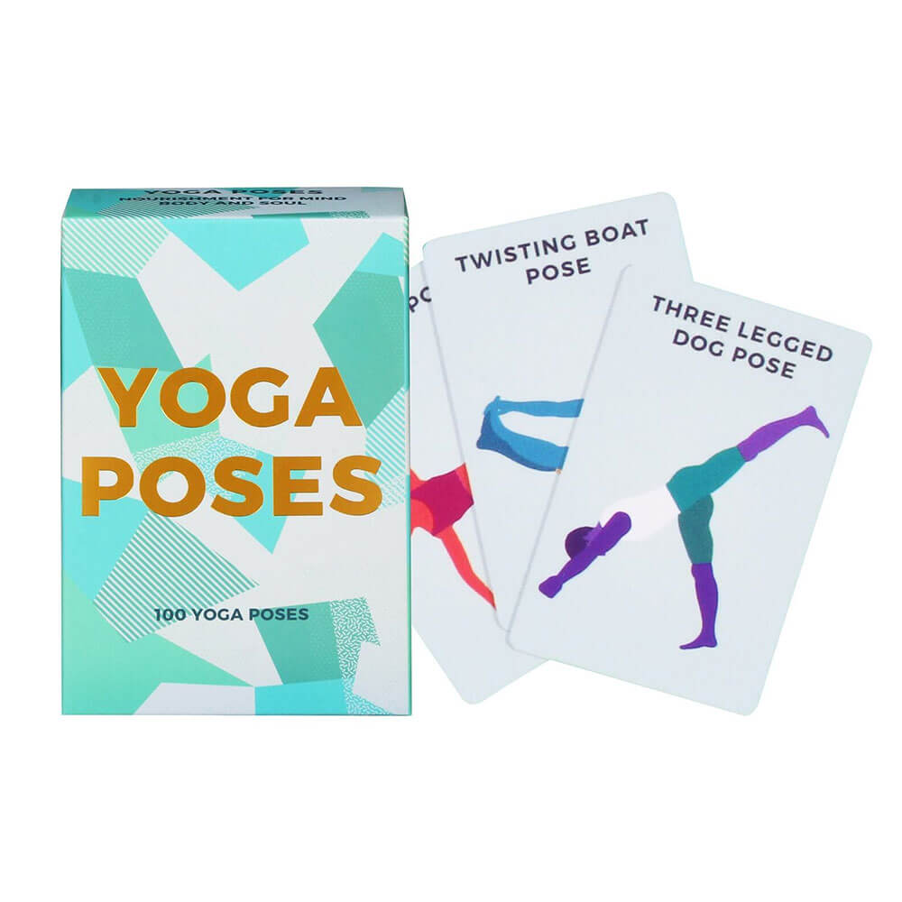 100 kort for yogastillinger