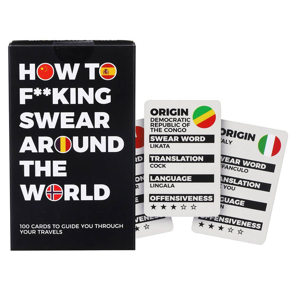 How to F*cking Swear Around the World Cards