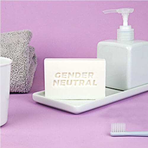 Genderneutrale zeep