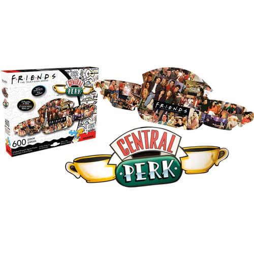 Friends Central Perk & Collage 600pc Double Sided Puzzle