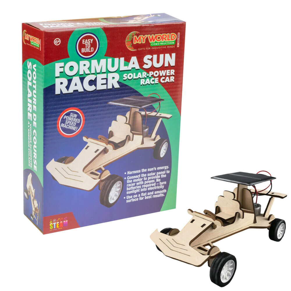 Funtime My World Solar Racer Wooden Toy