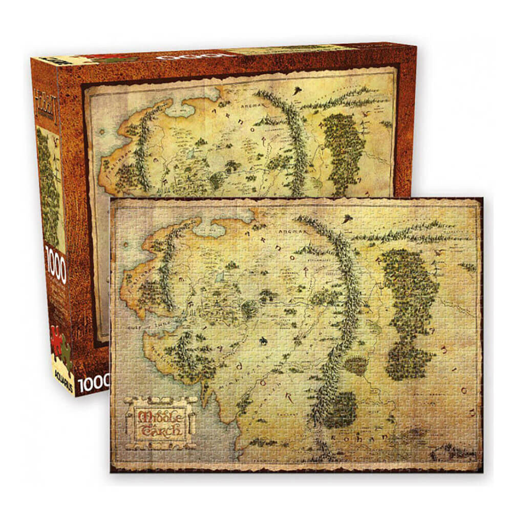 Aquarius The Hobbit Map Puzzle (1000pcs)