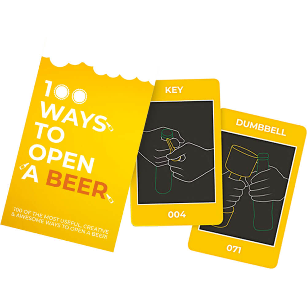 Gift Republic 100 manieren om een ​​bierkaartspel te openen