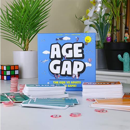 Gift Republic Age Gap Kids vs Adults Trivia Game