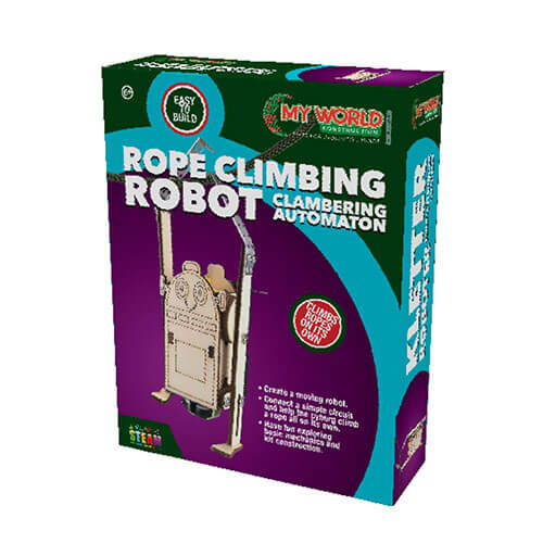 Funtime My World Climbing Robot Wooden Toy