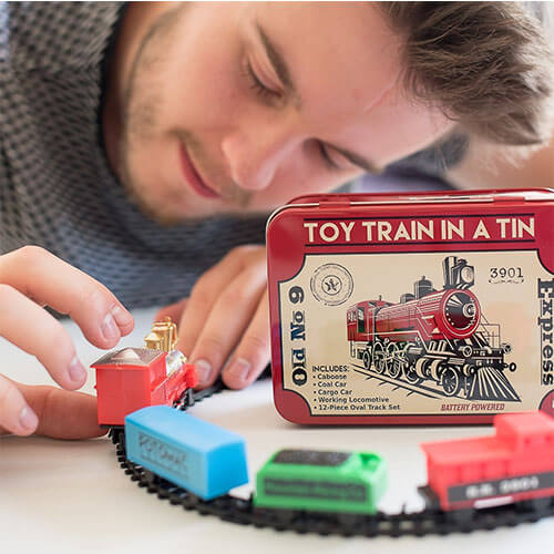 Funtime Train In A Tin Toy