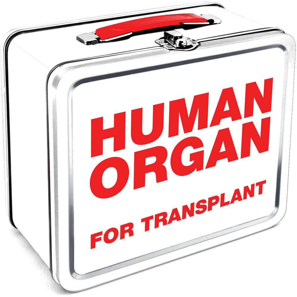 Human Organ Transplant Tin Carry All Fun Box