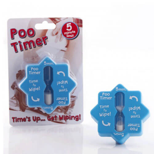 Poo Timer Times Up Get Wiping 5mins (Blue)