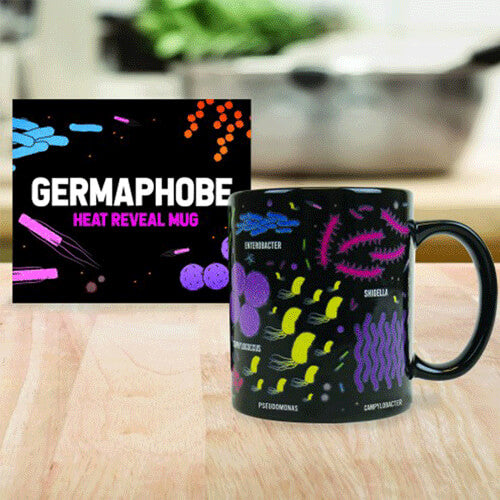 Gift Republic Germaphobe Heat Changing Reveal Mug