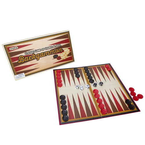 Jeu de société de backgammon classique Schylling