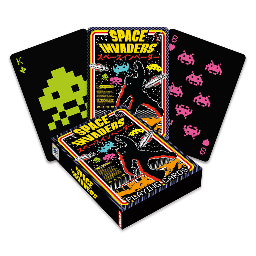 Aquarius Space Invaders Playing Cards