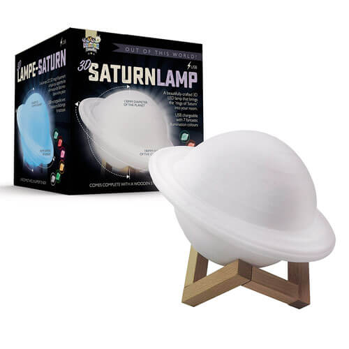 Leuke 3D-led-Saturnuslamp